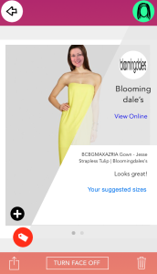 Finally! I can to see how I look in this yellow dress.